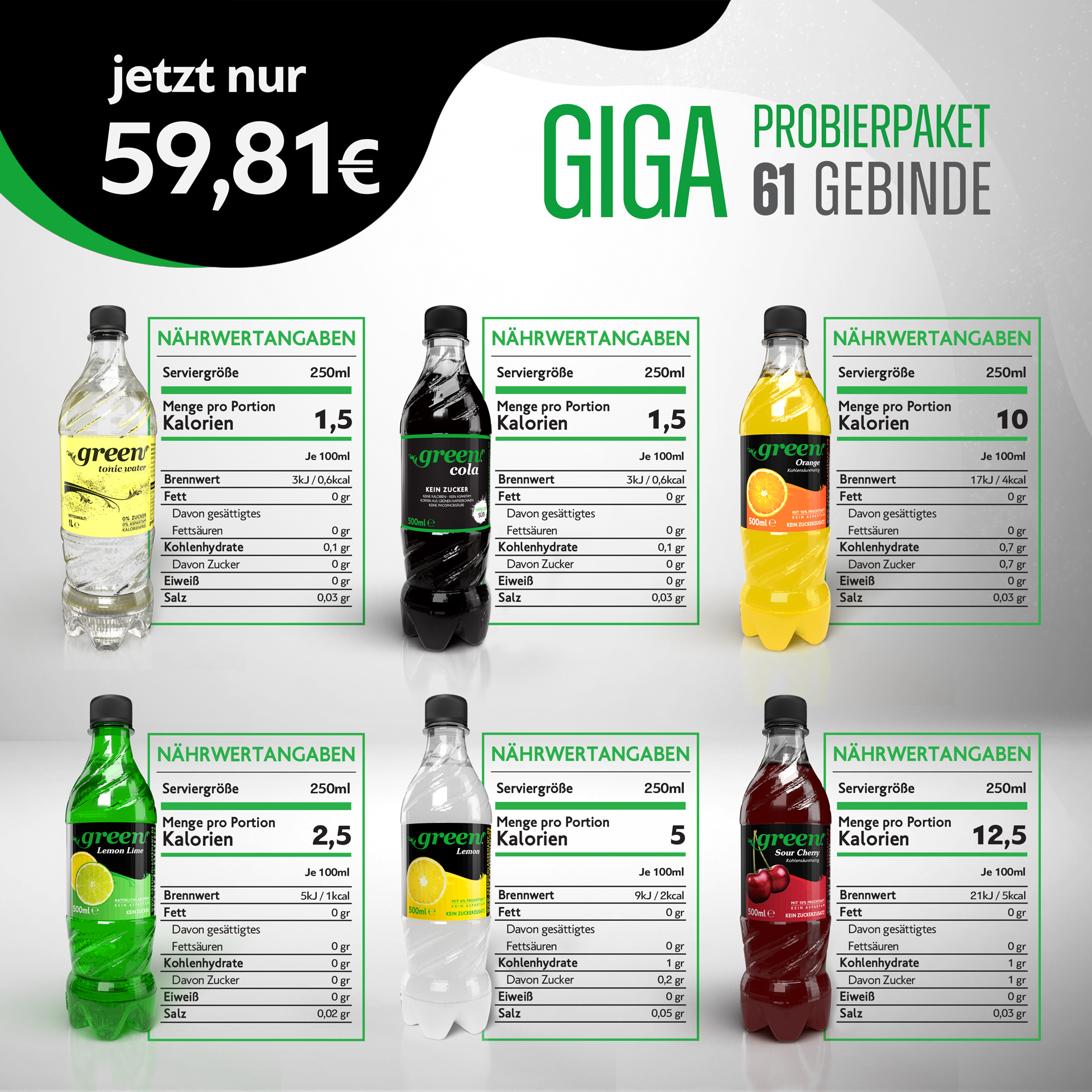 Green GIGA - Probierpaket