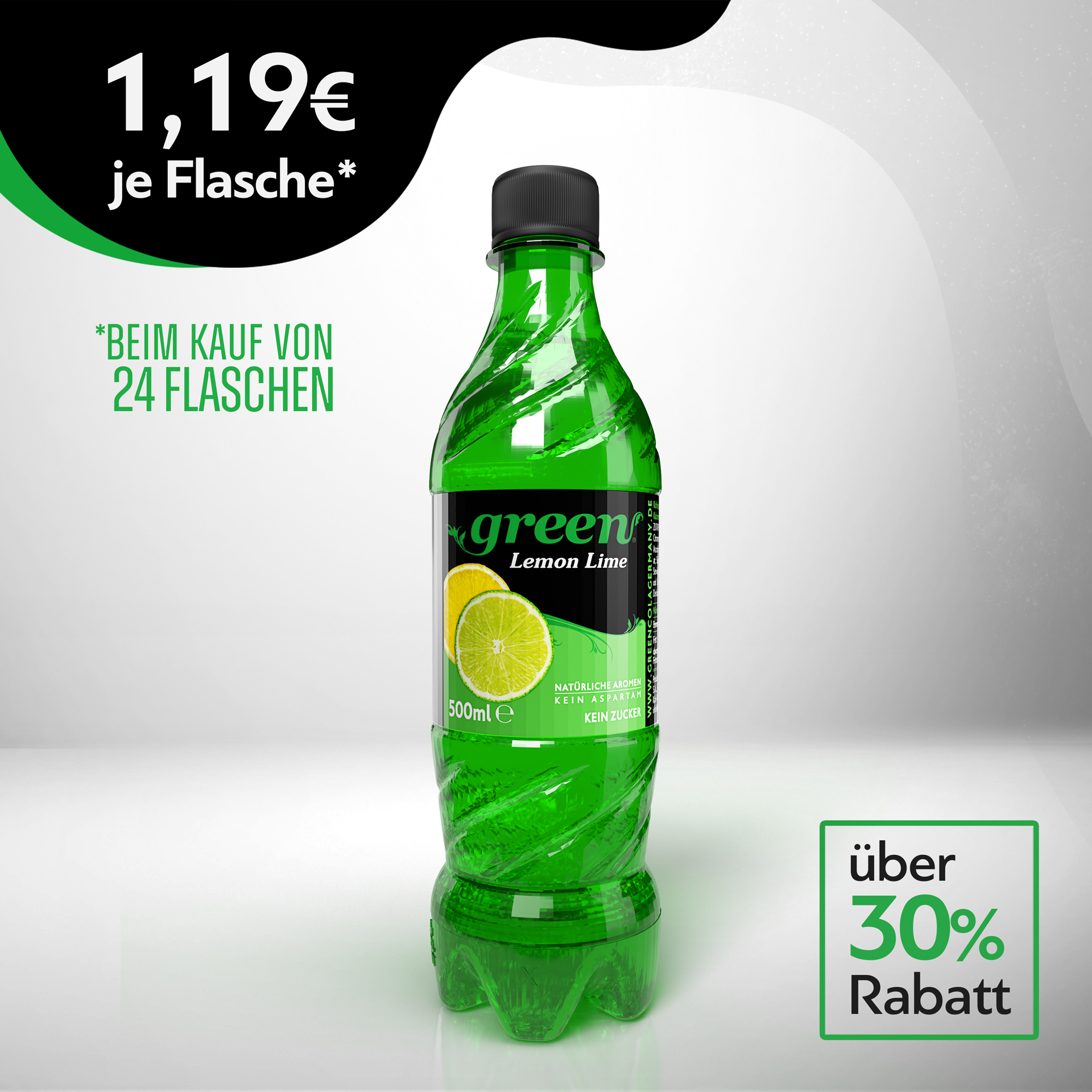  Green Lemon Lime DPG 6 x 500ml Pet