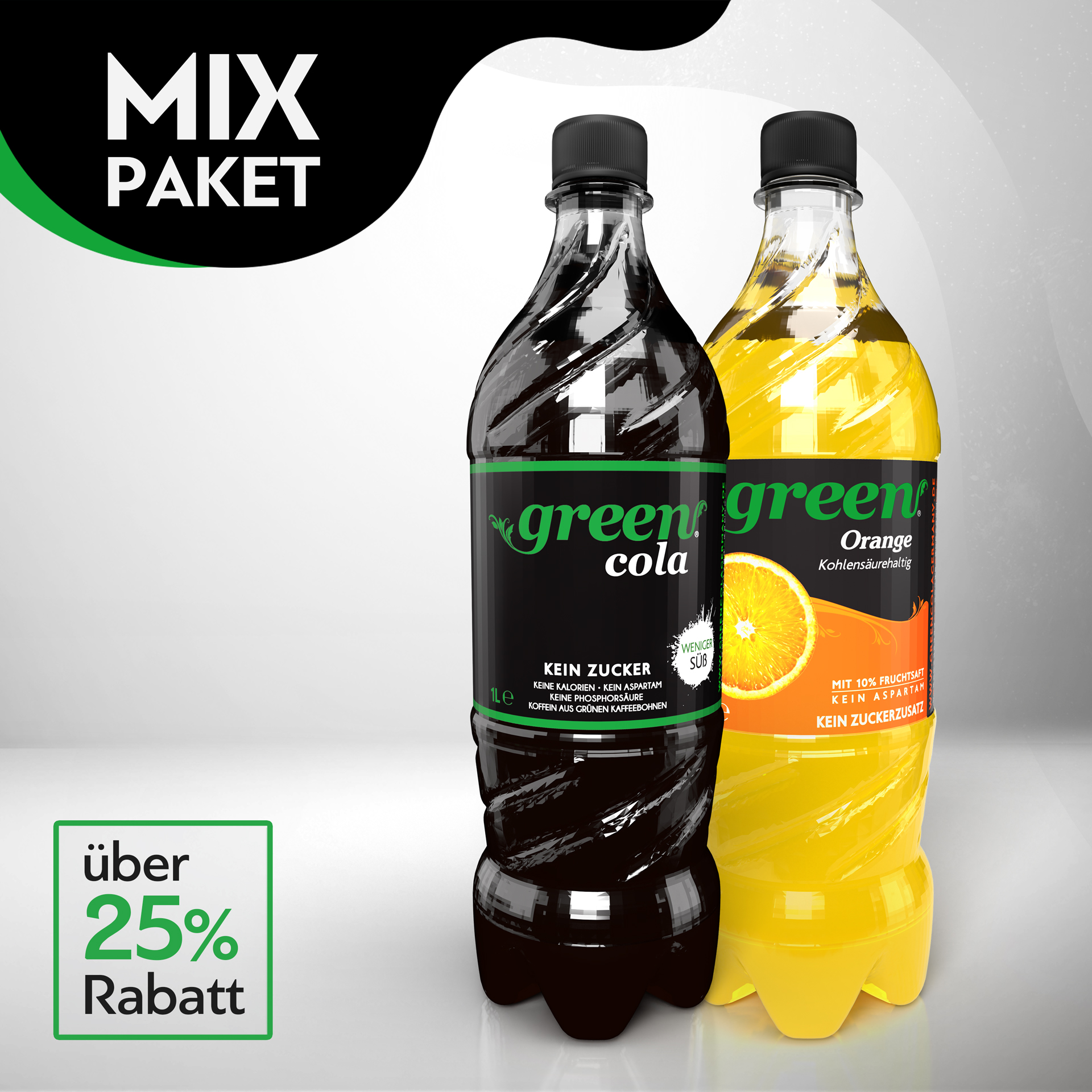 Green Cola-Mix Paket 24 x 1l Pet 