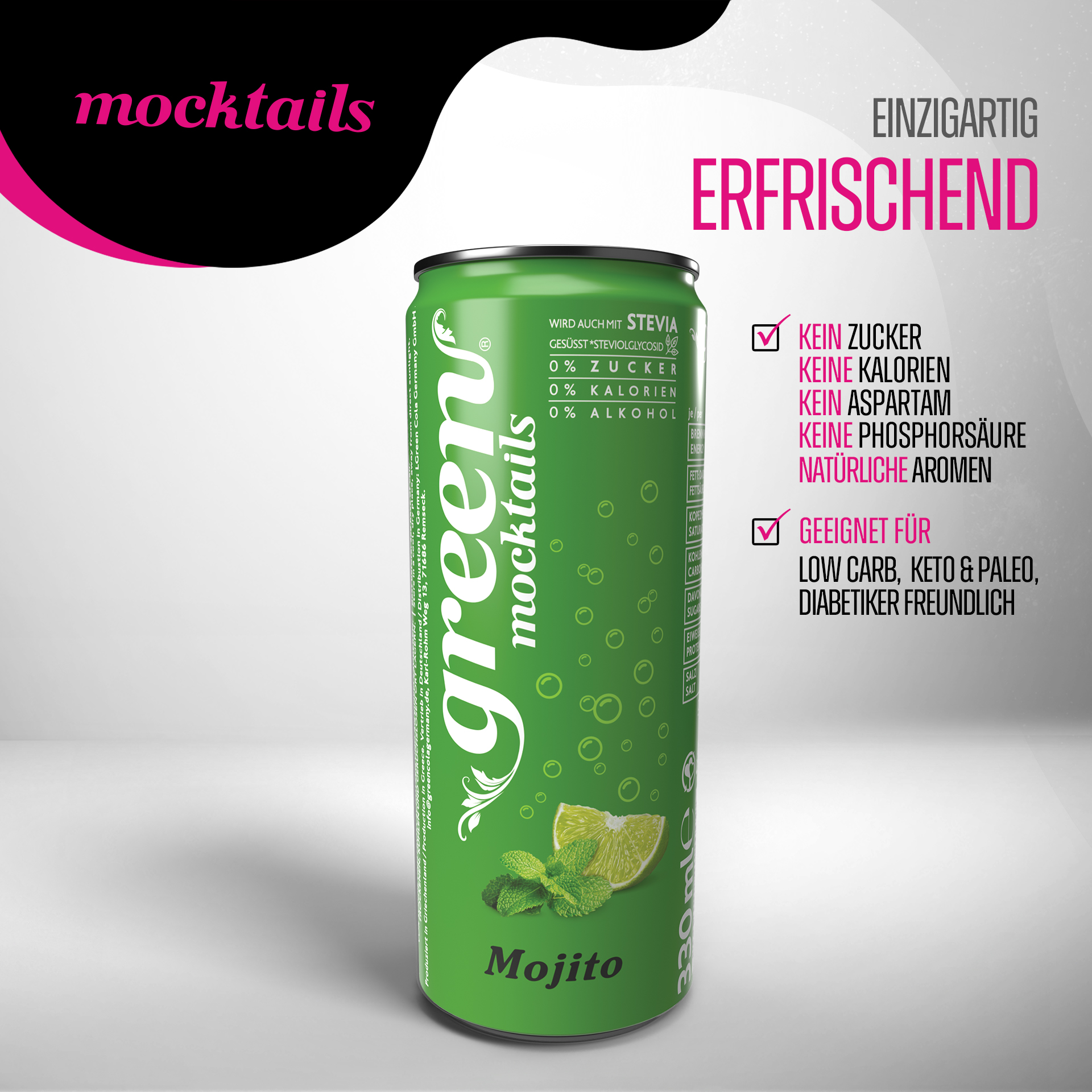 Green Mega Mojito Paket 72 x 330ml Dosen