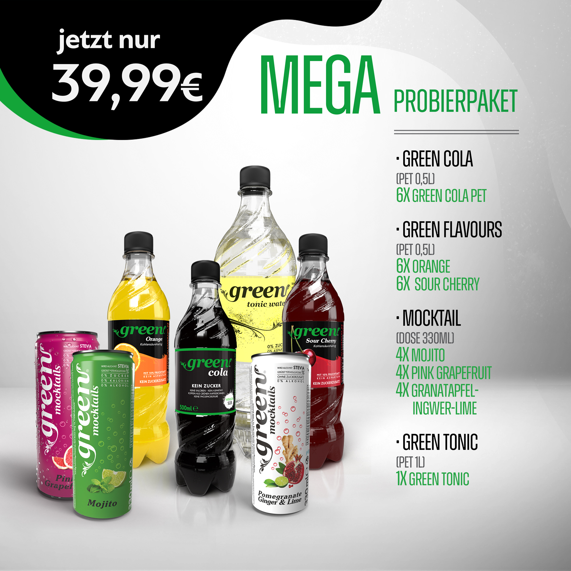 Green MEGA - Probierpaket