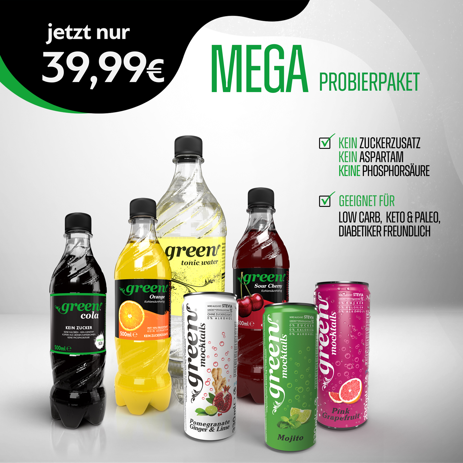 Green MEGA - Probierpaket