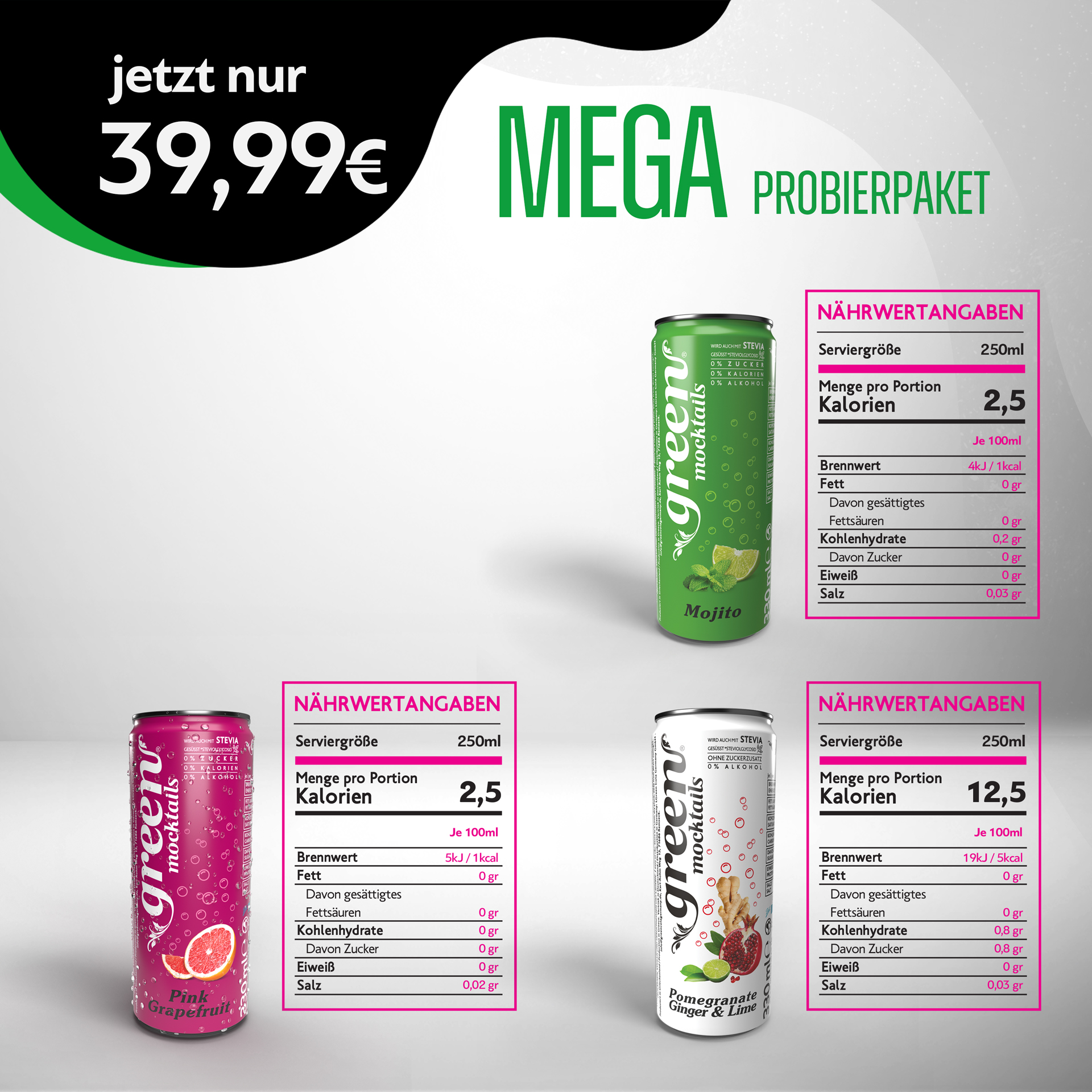 Green MEGA - Probierpaket