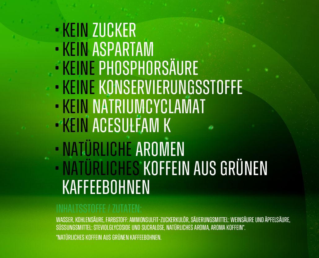 Warum Green Cola? - Natürliche und zuckerfreie Getränke | Green Cola ...